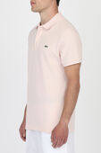 תמונת דוגמן קידמית של Slim fit Polo Shirt in Light Pink