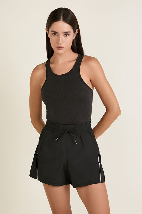 Ebb to Street Cropped Racerback Tank Top