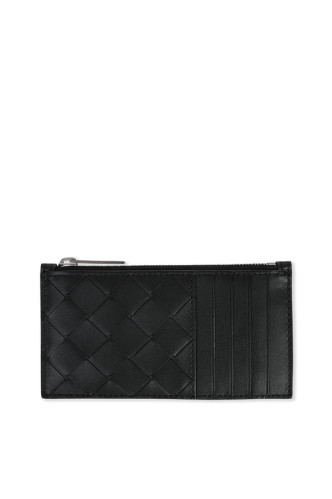 ארנק כרטיסים שתי וערב עם רוכסן BOTTEGA VENETA