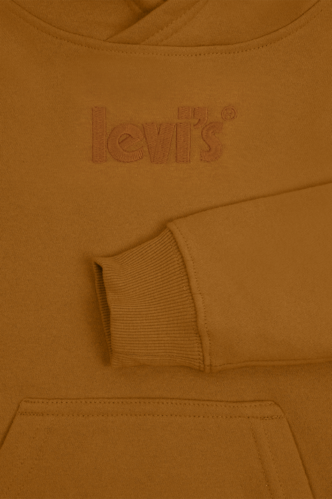 סווטשירט קפוצ'ון עם לוגו רקום - גילאי 2-4 LEVI`S KIDS