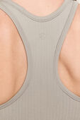 תמונת תקריב דוגמן של Ebb to Street Cropped Racerback Tank Top