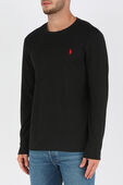 תמונת דוגמן קידמית של Custom Slim Fit Jersey Tee in Black
