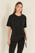 Side-Cinch Cotton T-Shirt תמונת דוגמן קידמית של Side-Cinch Cotton T-Shirt