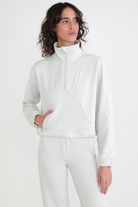 Brushed Softstreme Ribbed Half Zip LULULEMON