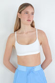Wunder Train Strappy Racer Bra A/B Cup תמונת דוגמן קידמית של Wunder Train Strappy Racer Bra A/B Cup