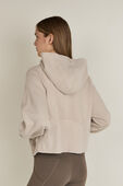 תמונת דוגמן אחורית של Scuba Oversized Half-Zip Hoodie