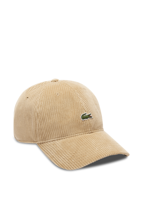 כובע מצחייה קורדרוי LACOSTE