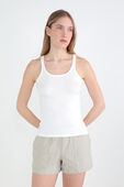 תמונת דוגמן קידמית של Hold Tight Thin Strap Racerback Tank Top