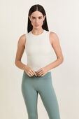 All It Takes Back-Twist Ribbed Tank Top תמונת דוגמן קידמית של All It Takes Back-Twist Ribbed Tank Top
