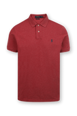 תמונה קידמית של Short Sleeve 2 Buttons Polo Shirt in Red