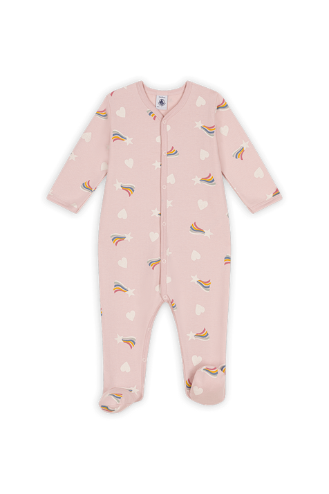אוברול פיג'מה עם רגליות - ניובורן-24 חודשים PETIT BATEAU