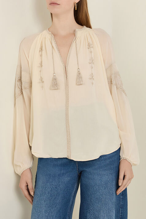 חולצה עם רקמה ISABEL MARANT
