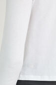 תמונת תקריב דוגמן של Classic-Fit Cotton-Blend Mock Neck Long-Sleeve Shirt