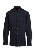תמונה קידמית של Elisha Straight Fit Business Shirt in Dark Blue