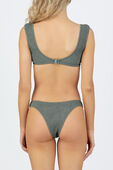 תמונת דוגמן אחורית של South Pacific Top in Green