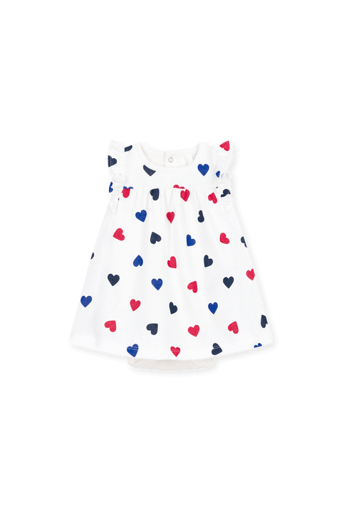 שמלה קצרה - גילאי 1-18 חודשים PETIT BATEAU