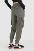 תמונת דוגמן אחורית של Dance Studio Relaxed-Fit Mid-Rise Cargo Jogger