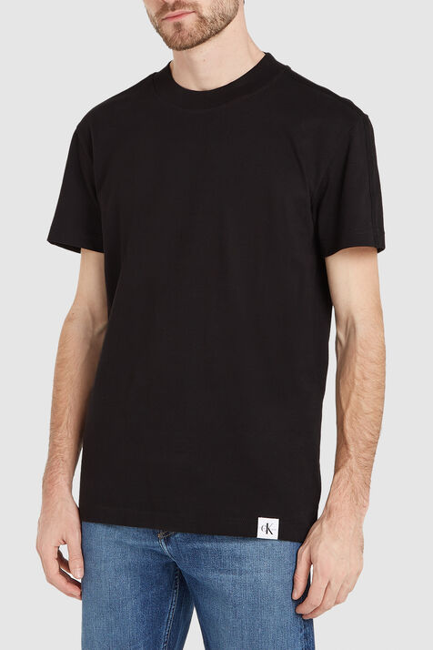 חולצת טי עם צווארון מעוגל CALVIN KLEIN