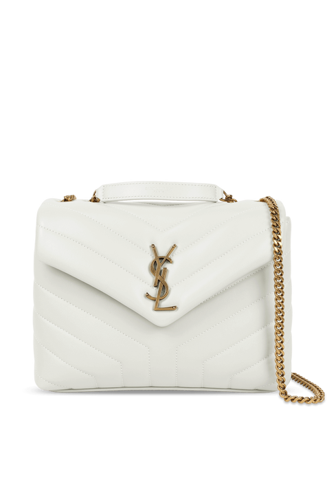 תיק לולו מעור בגודל סמול SAINT LAURENT