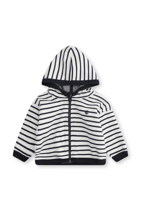סווטשירט קפוצ'ון - גילאי 18-36 חודשים PETIT BATEAU