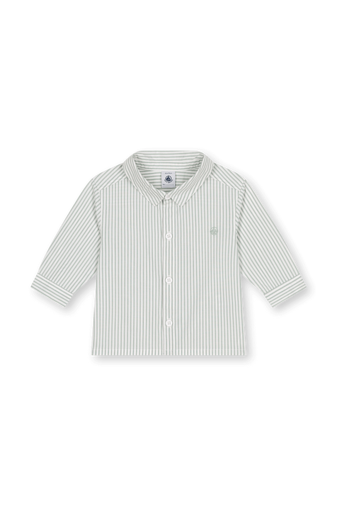 חולצת כפתורים - גילאי 18-36 חודשים PETIT BATEAU