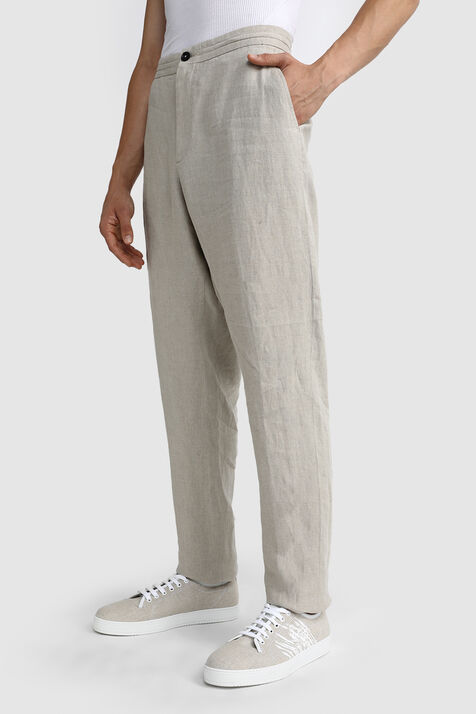 מכנסי פשתן ארוכים ZEGNA
