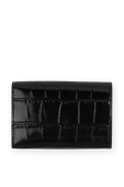 תמונה אחורית של Hourglass Mini Wallet in Black