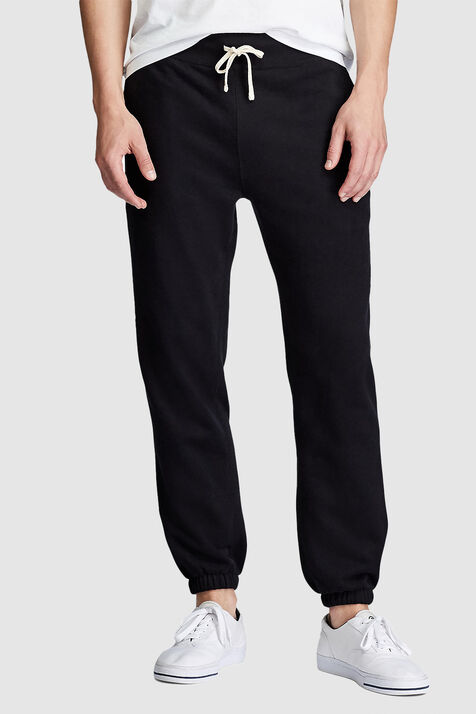 מכנסי ג'וג בגוון שחור POLO RALPH LAUREN