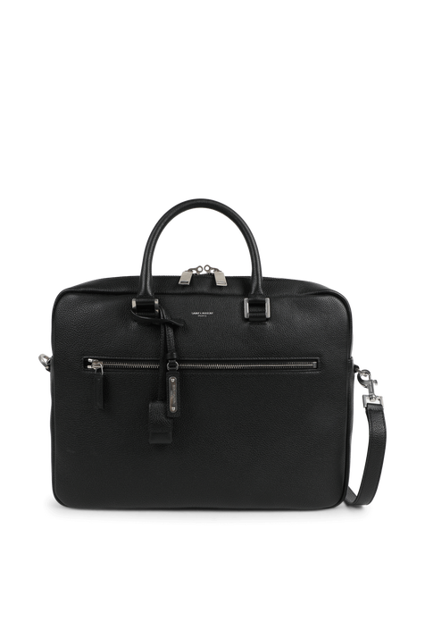 תיק מחשב מעור מגורען  SAINT LAURENT