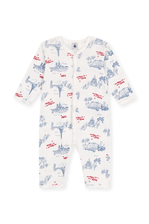 אוברול פיג'מה - גילאי 3-36 חודשים PETIT BATEAU