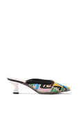 תמונה קידמית של Vertigo Pointed Toes Mules in Multicolor