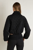 תמונת דוגמן אחורית של Quilted Bomber Jacket