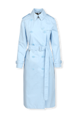 תמונה קידמית של Waterloo Long Coat in Blue
