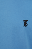 תמונה אחורית של Monogram Motif T-shirt in Light Blue