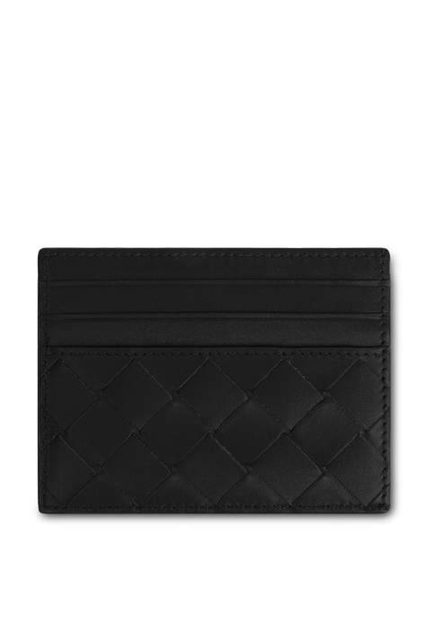מחזיק כרטיסים מעור קלוע BOTTEGA VENETA