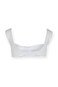 תמונה אחורית של South Pacific Top in White
