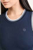 תמונת תקריב דוגמן של Varsity Scoop-Neck Tennis Dress