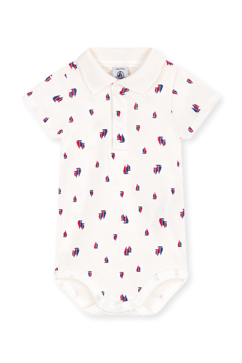 אוברול קצר - גילאים 3-12 חודשים PETIT BATEAU