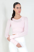 תמונת דוגמן קידמית של Swiftly Tech Cropped Short-Sleeve Shirt 2.0