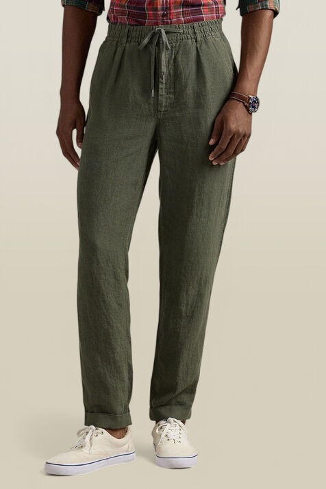 מכנסיי פשתן ארוכים POLO RALPH LAUREN