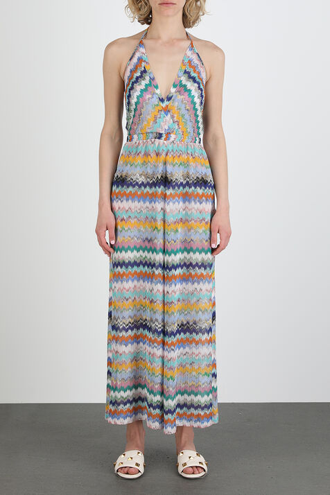שמלת מקסי סרוגה ססגונית MISSONI