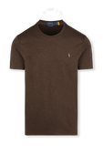 תמונה קידמית של Crewneck T-Shirt in Brown