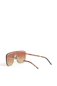 תמונה אחורית של Shield Sunglasses in Gold