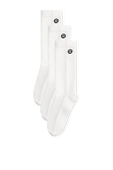 תמונה קידמית של Daily Stride Ribbed Crew Sock *3 Pack