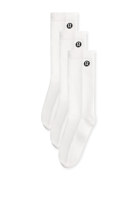 Daily Stride Ribbed Crew Sock *3 Pack LULULEMON