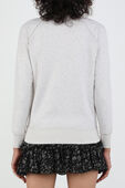 תמונת דוגמן אחורית של Milly Marant Sweatshirt in Grey and Green