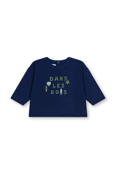 חולצת טי ארוכה - גילאי 6-12 חודשים PETIT BATEAU