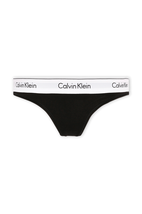 תחתוני חוטיני שחורים CALVIN KLEIN
