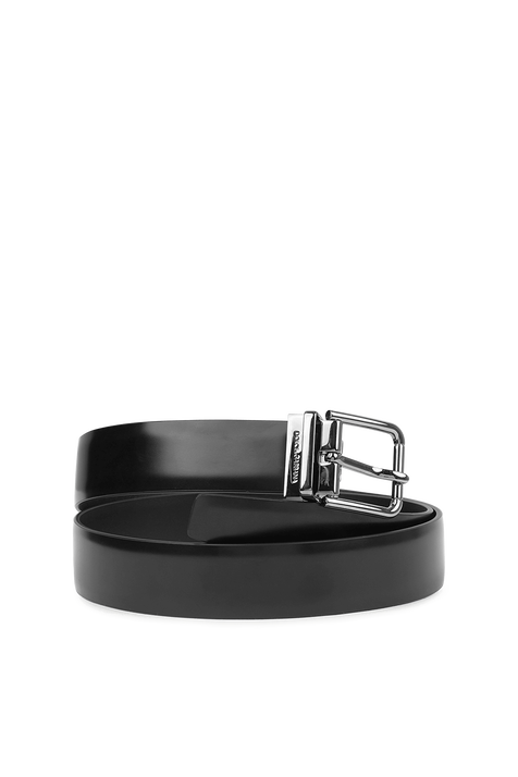 Classic Leather Belt in Black DOLCE & GABBANA