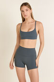 תמונת דוגמן קידמית של Wunder Train Strappy Racer Bra A/B Cup